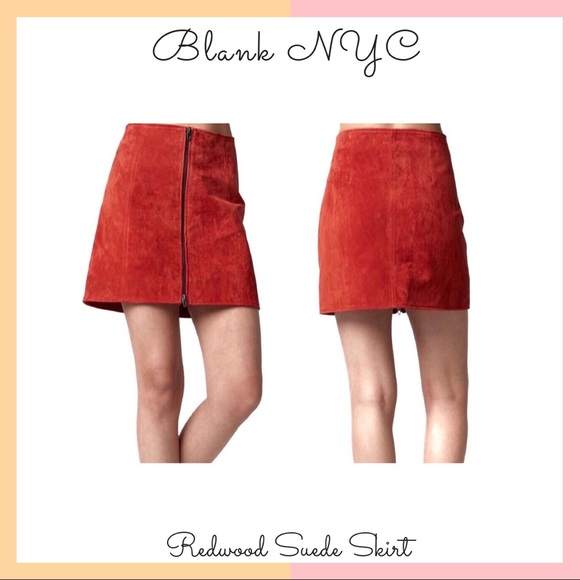 Blank NYC Dresses & Skirts - *HOST PICK* Blank NYC Redwood Suede Skirt